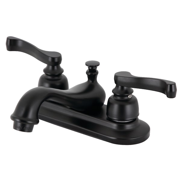 Kingston Brass 4Inch Centerset Bathroom Faucet, Matte Black KB8600 - main